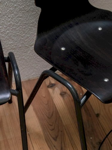 Alma, la paire de chaises en bois N°1073