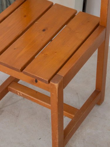 Alma, la paire de chaises en bois N°145