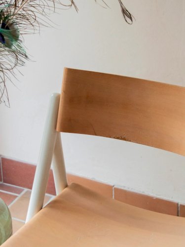 Alma, la paire de chaises en bois N°962