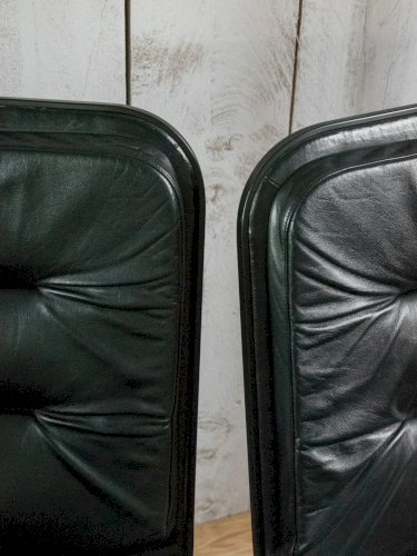 Alma, la paire de chaises en cuir N°1116