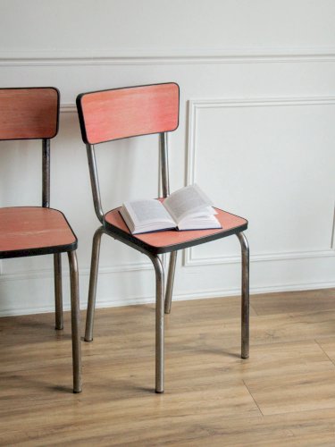 Alma, la paire de chaises en formica N°816