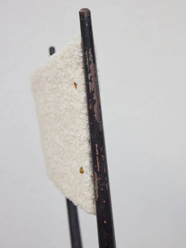 Alma, la paire de chaises en métal N°1048