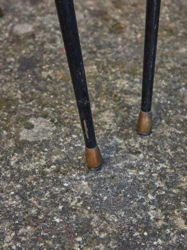 Alma, la paire de chaises en métal N°1048