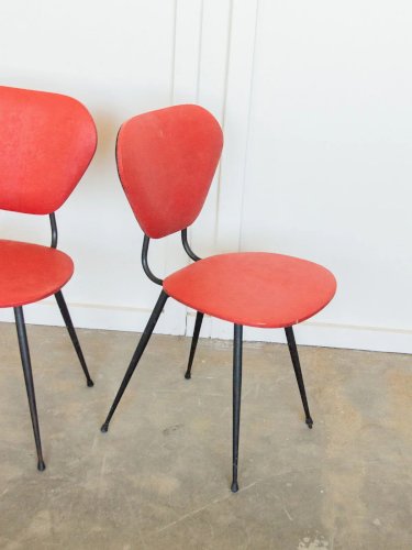 Alma, la paire de chaises en métal N°551