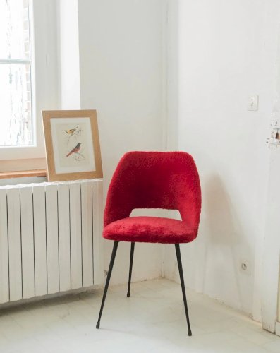 Alma, la paire de chaises en métal N°635