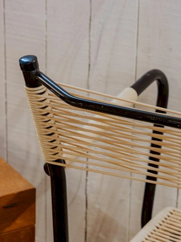 Alma, la paire de chaises en scoubidou N°1198