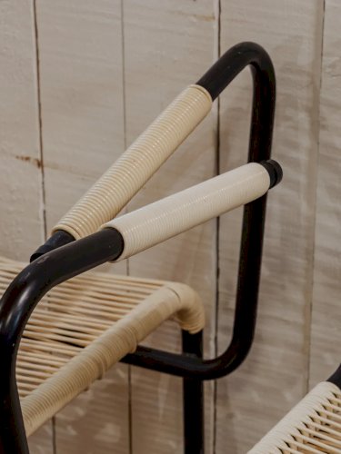 Alma, la paire de chaises en scoubidou N°1198