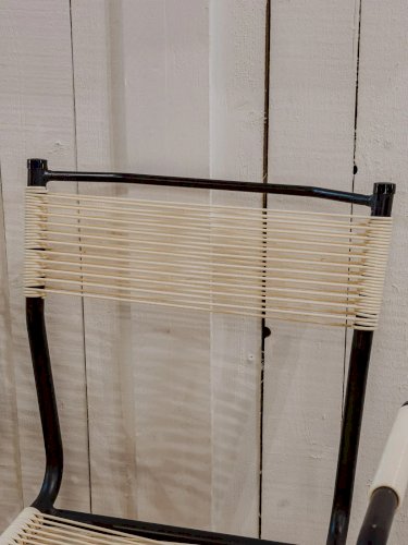 Alma, la paire de chaises en scoubidou N°1198