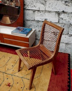 Alma, the pair of scoubidou chairs N°141