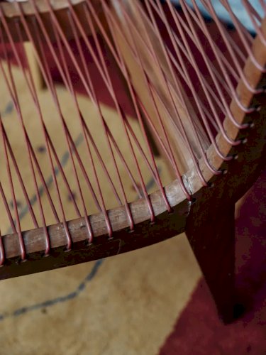 Alma, la paire de chaises en scoubidou N°141