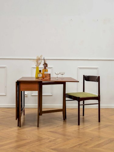 Alma, la paire de chaises en teck N°403