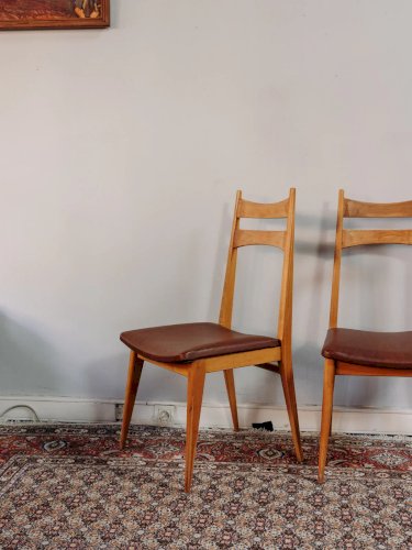 Alma, la paire de chaises scandinaves N°1104