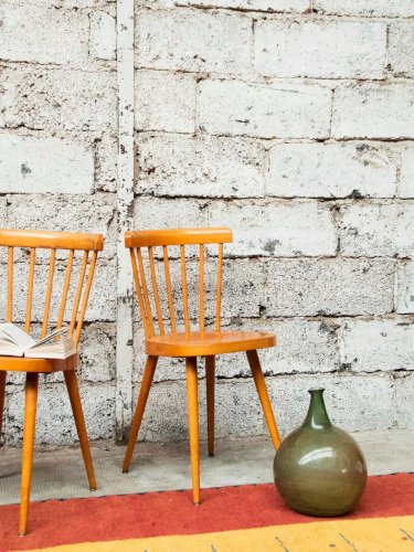 Alma, la paire de chaises style Baumann N°730