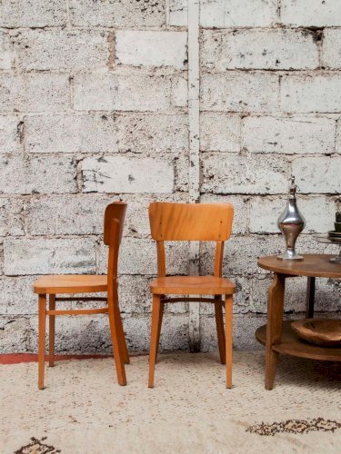 Alma, la paire de chaises Thonet N°988