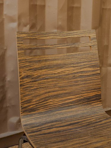 Alma, le lot de 3 chaises en bois et métal N°1032