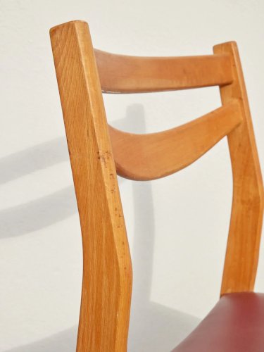 Alma, le lot de 4 chaises en bois N°1043