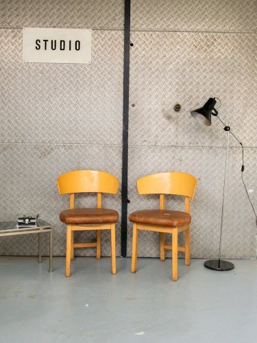 Alma, le lot de 4 chaises en bois N°314