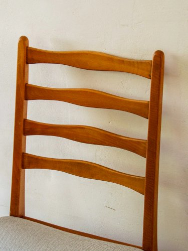 Alma, le lot de 4 chaises en bois N°455