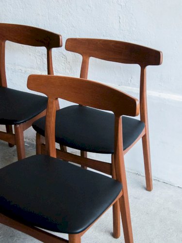 Alma, le lot de 4 chaises en bois N°694