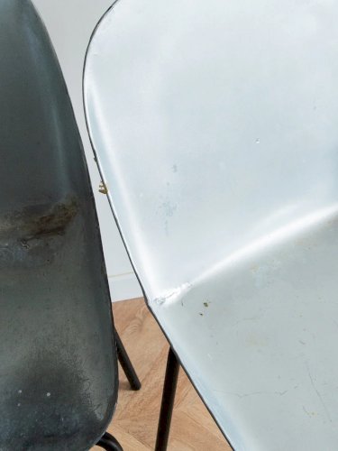 Alma, le lot de 4 chaises en métal N°770