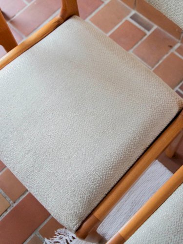 Alma, le lot de 4 chaises en tissu Baumann N°967