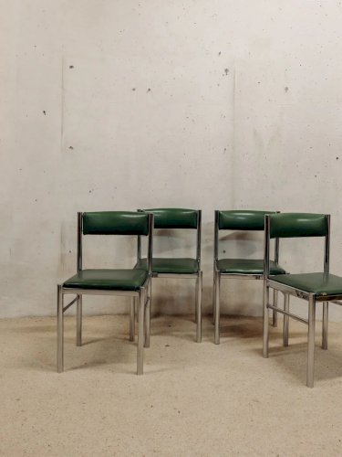 Alma, le lot de 4 chaises Space Age N°1030