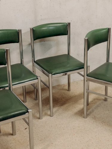 Alma, le lot de 4 chaises Space Age N°1030