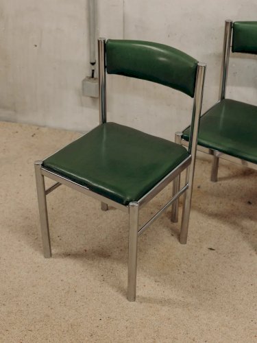 Alma, le lot de 4 chaises Space Age N°1030