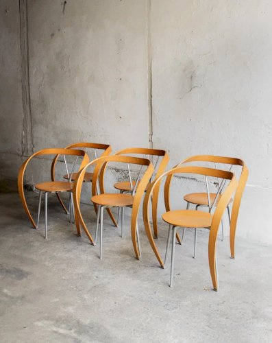 Alma, le lot de 6 chaises Andrea Branzi N°919