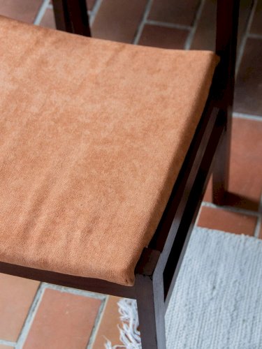 Alma, le lot de 6 chaises en bois et velours N°965