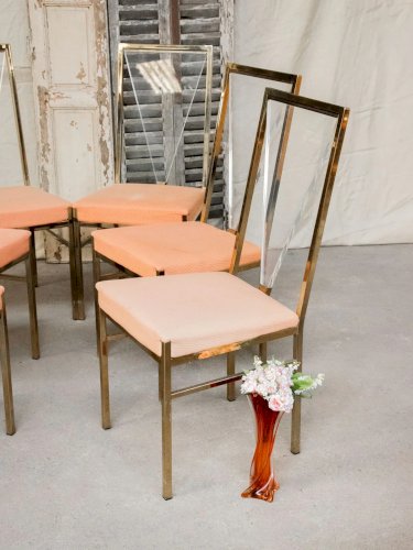 Alma, le lot de 6 chaises en plexiglass N°1103