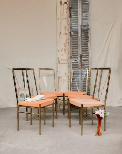 Alma, le lot de 6 chaises en plexiglass N°1103