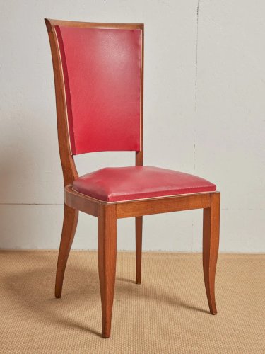 Alma, le lot de 6 chaises en skaï N°1080