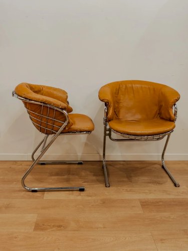 Alma, le lot de 6 chaises Flynn à Gastone Rinaldi N°1313