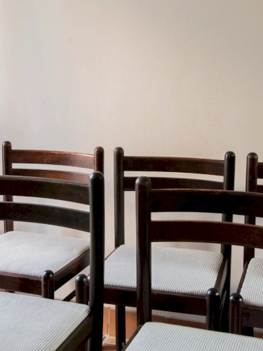 Alma, le lot de 7 chaises en velours côtelé N°968