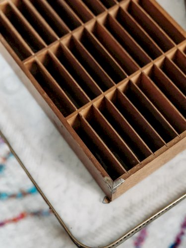 Ambroise, la paire de casiers en bois N°621