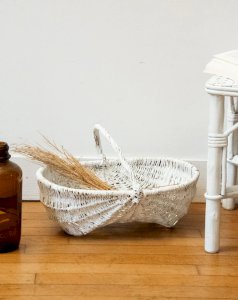 Ambroise, the white wicker basket N°735