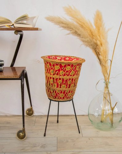 Ambroise, le panier à laine en osier N°793