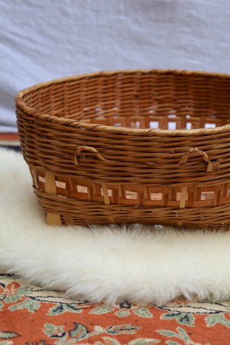 Ambroise, le panier en osier et bambou N°747