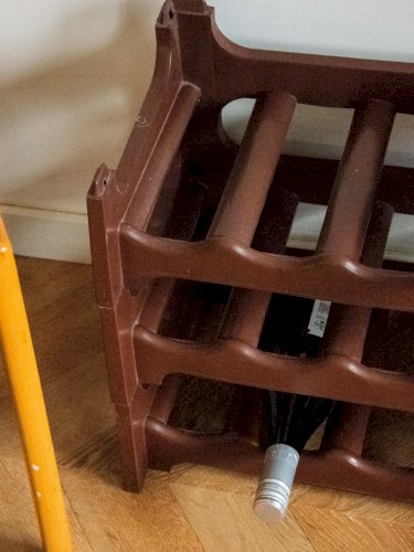 Ambroise, le porte-bouteilles marron N°800