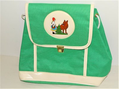 -AMUSANT SAC A DOS D'ENFANT CARTABLE VINTAGE ANNEES 60/70 NEUF LE PELLIVINYL SA