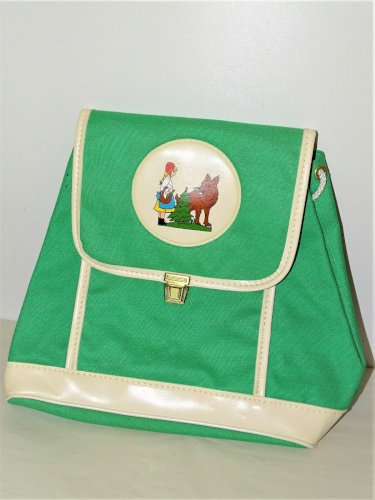 -AMUSANT SAC A DOS D'ENFANT CARTABLE VINTAGE ANNEES 60/70 NEUF LE PELLIVINYL SA