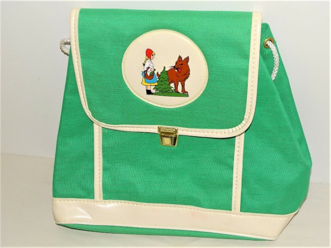 -AMUSANT SAC A DOS D'ENFANT CARTABLE VINTAGE ANNEES 60/70 NEUF LE PELLIVINYL SA