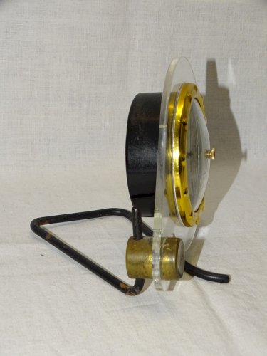 -ANCIEN APPAREIL METEOROLOGIQUE VINTAGE SFAM BAROMETRE THERMOMETRE XXe     D