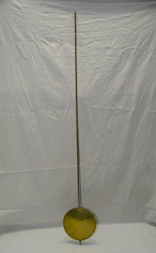-  ANCIEN BALANCIER LENTILLE LAITON  TIGE NON PLIABLE  MOUVEMENT HORLOGE   D