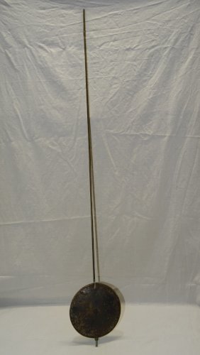 -  ANCIEN BALANCIER LENTILLE LAITON  TIGE NON PLIABLE  MOUVEMENT HORLOGE   D