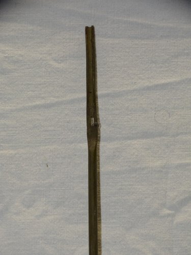 -  ANCIEN BALANCIER LENTILLE LAITON  TIGE NON PLIABLE  MOUVEMENT HORLOGE   D