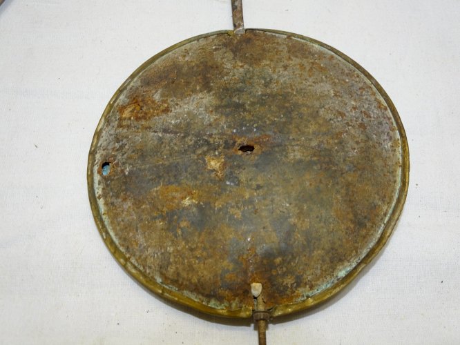 -ANCIEN BALANCIER  PENDULE COMTOISE CHAINE D'ARPENTEUR HOMME SUR Balançoire    D