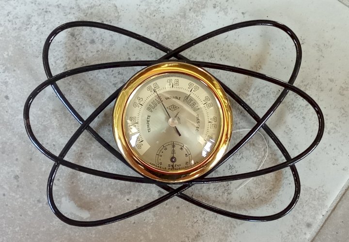 Ancien Baromètre SFAM  ORTF Appareil météorologique Old barometer meteo  device