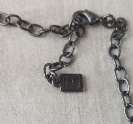 Ancien beau collier décor chats, Lili la Pie ^